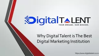 Why Digital Talent is The Best Digital Marketing Institution