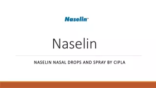 Naselin Nasal Drop and Spray by Cipla