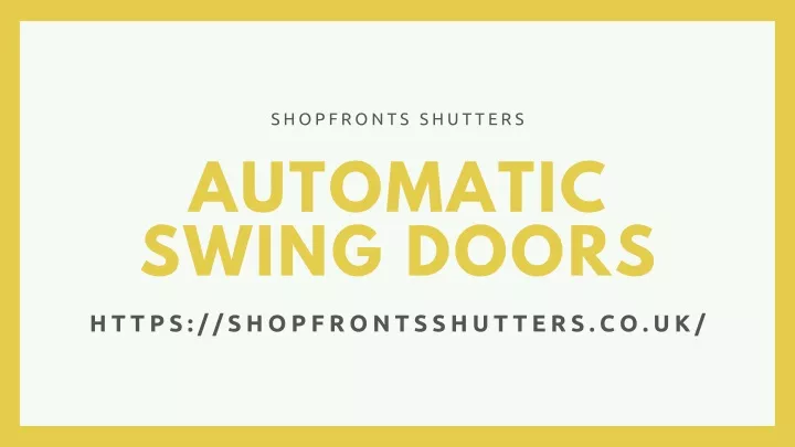 shopfronts shutters