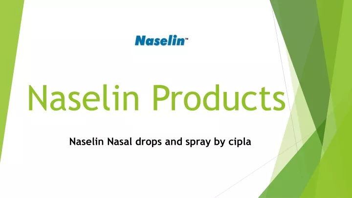 naselin products