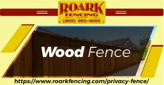 Best Wood Fence at Roarkfencing
