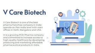 How to find WHO GMP Certified PCD Pharma Companies in India? - V Care Biotech