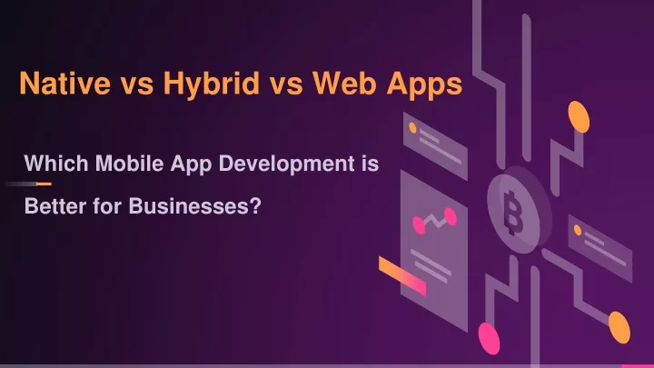 native vs hybrid vs web apps