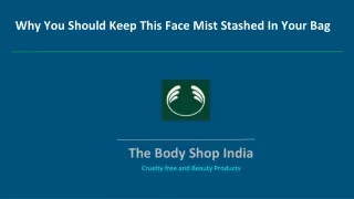 why you should keep this face mist stashed in your bag