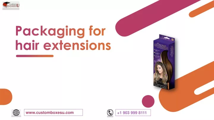 packaging for hair extensions