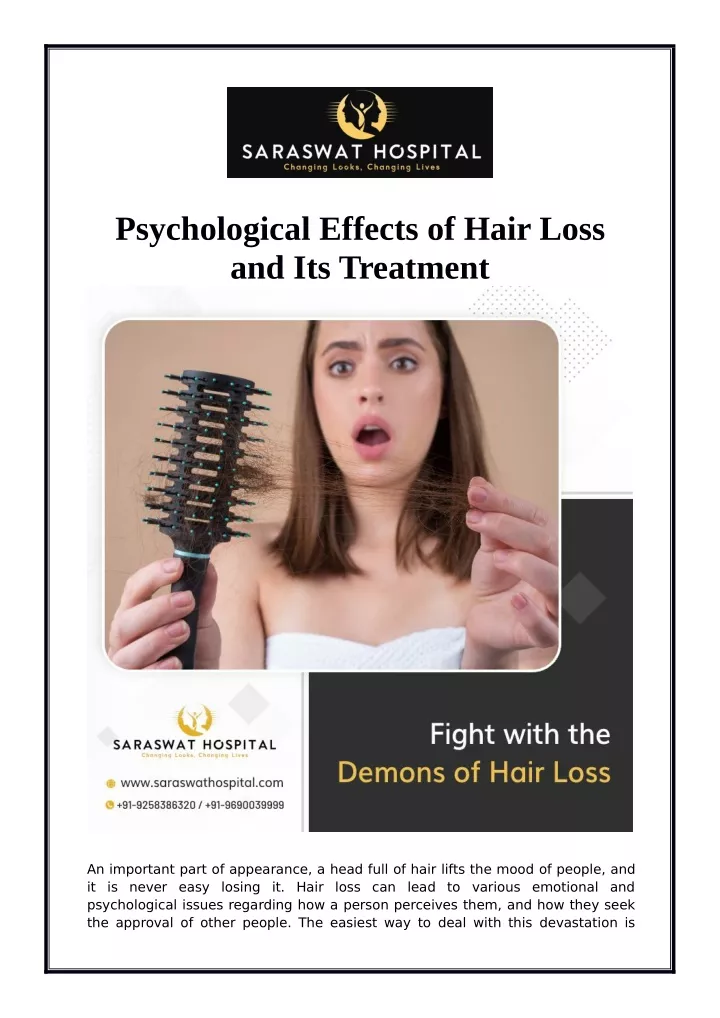 psychological effects of hair loss