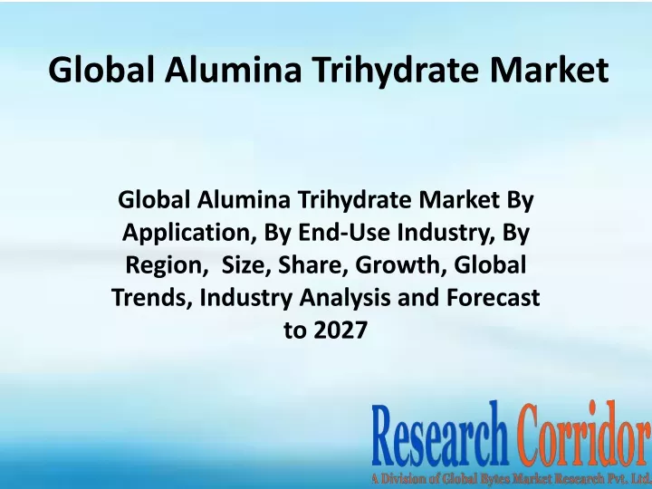 global alumina trihydrate market