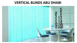 vertical blinds abu dhabi