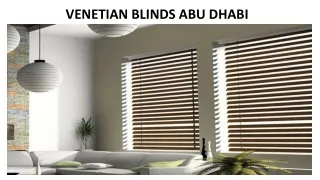 venetian blinds abu dhabi