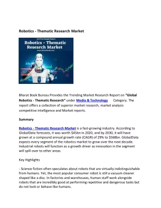 robotics thematic research market
