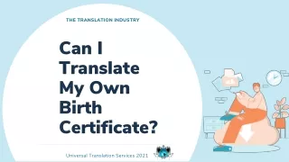the translation industry