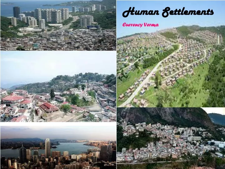 human settlements