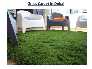 grass carpet in dubai