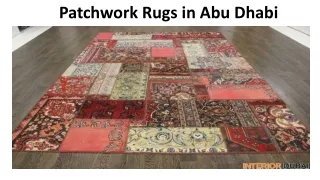 patchwork rugs in abu dhabi