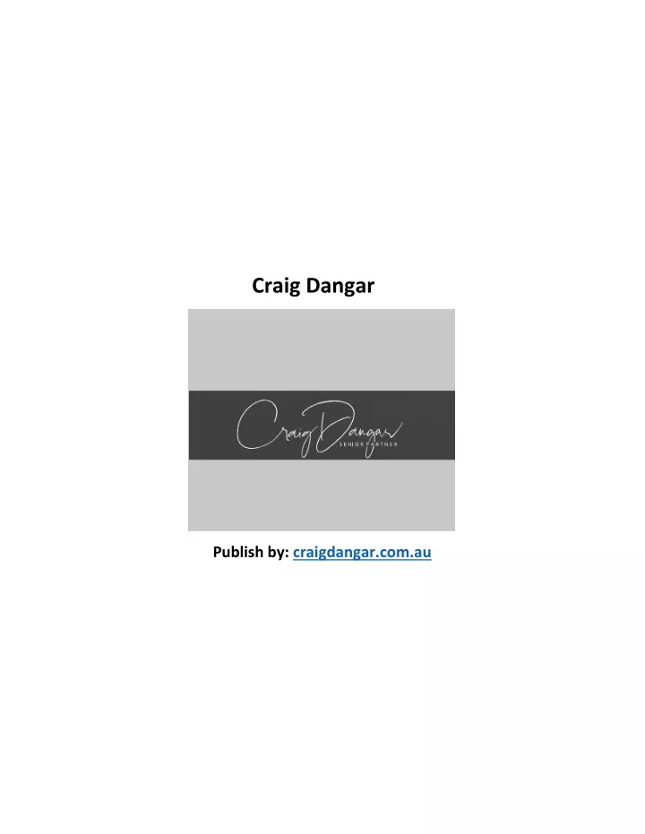 craig dangar