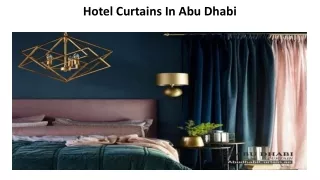 hotel curtains in abu dhabi