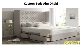 custom beds abu dhabi