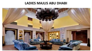 ladies majlis abu dhabi