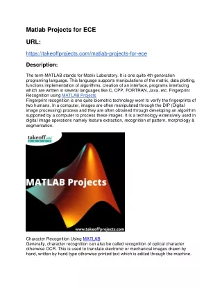matlab projects for ece url https takeoffprojects