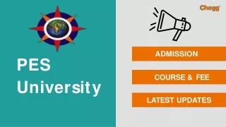 PES University - [PES], Bangalore