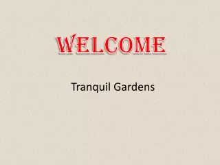 welcome