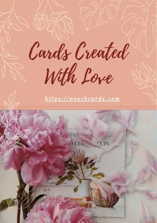 Cards Created With Love
