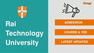 Rai Technology University - [RTU], Bangalore