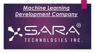 machine learning development company
