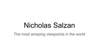 nicholas salzan