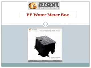 pp water meter box