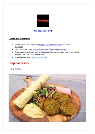 mangal char grill offers and discounts