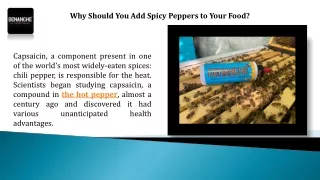 Why Should You Add Spicy Peppers to Your Food
