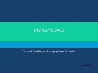 display boxes