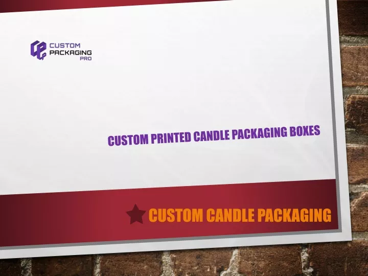 custom candle packaging