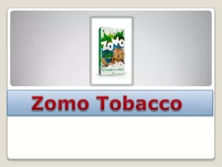 Zomo tobacco