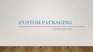 custom packaging
