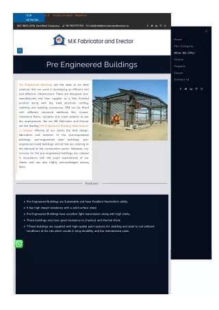 Pre Engineering Building Manufacturers  and supplier in Jodhpur