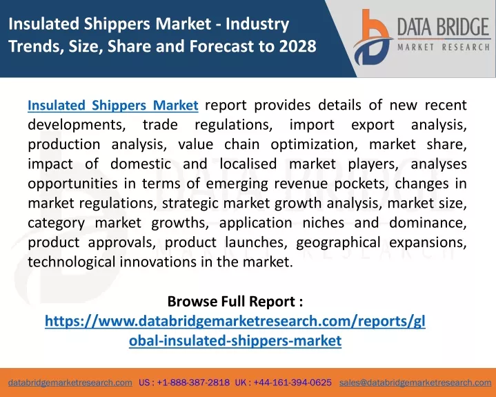 insulated shippers market industry trends size