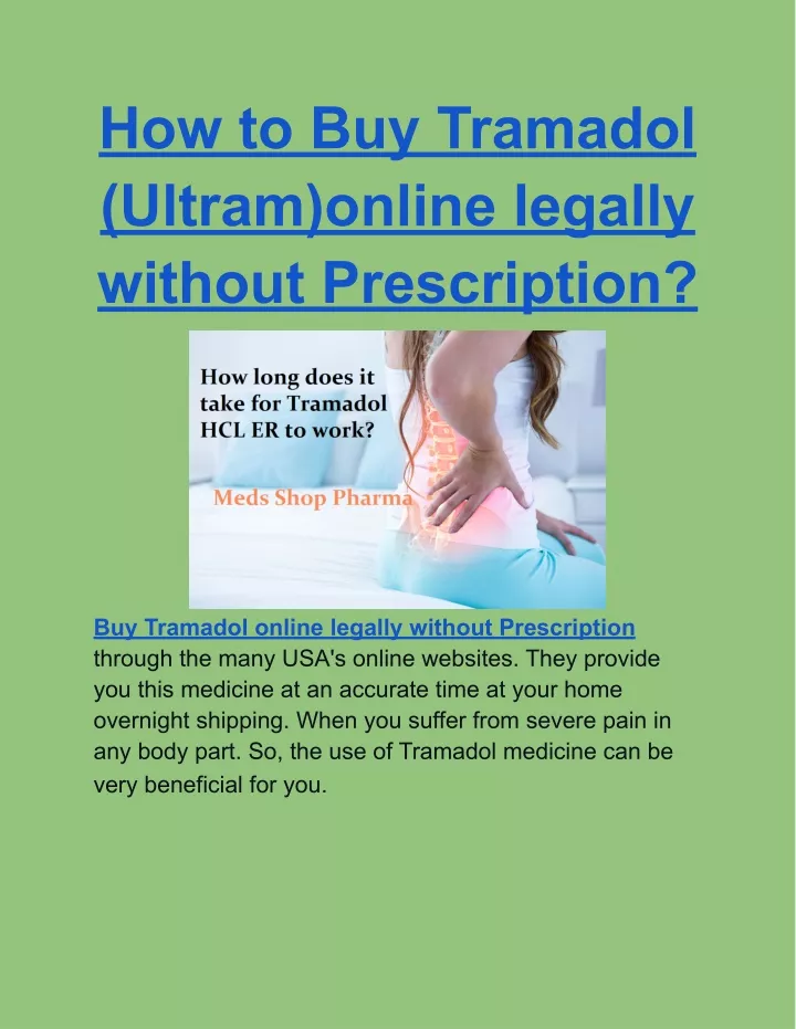 how to buy tramadol ultram online legally without