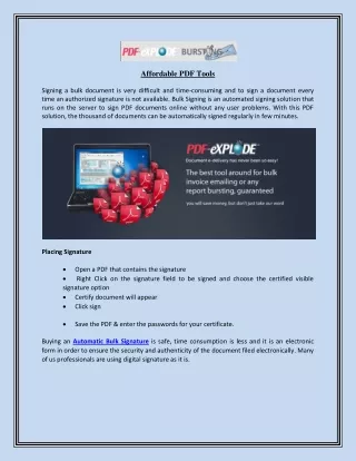 affordable pdf tools