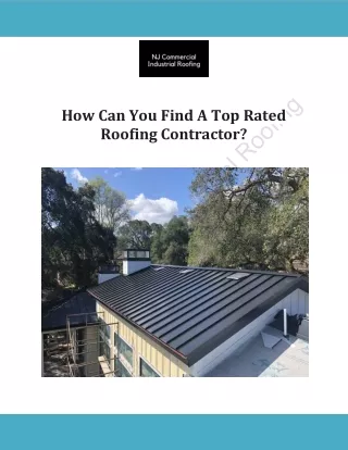 How Can You Find A Top Rated Roofing Contractor?