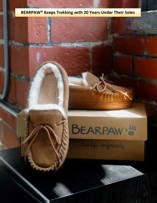 bearpaw keeps trekking with 20 years under their