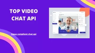 top video chat api