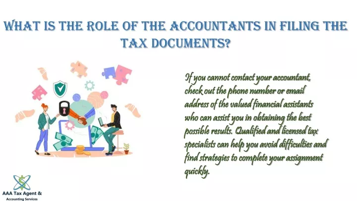 what is the role of the accountants in filing
