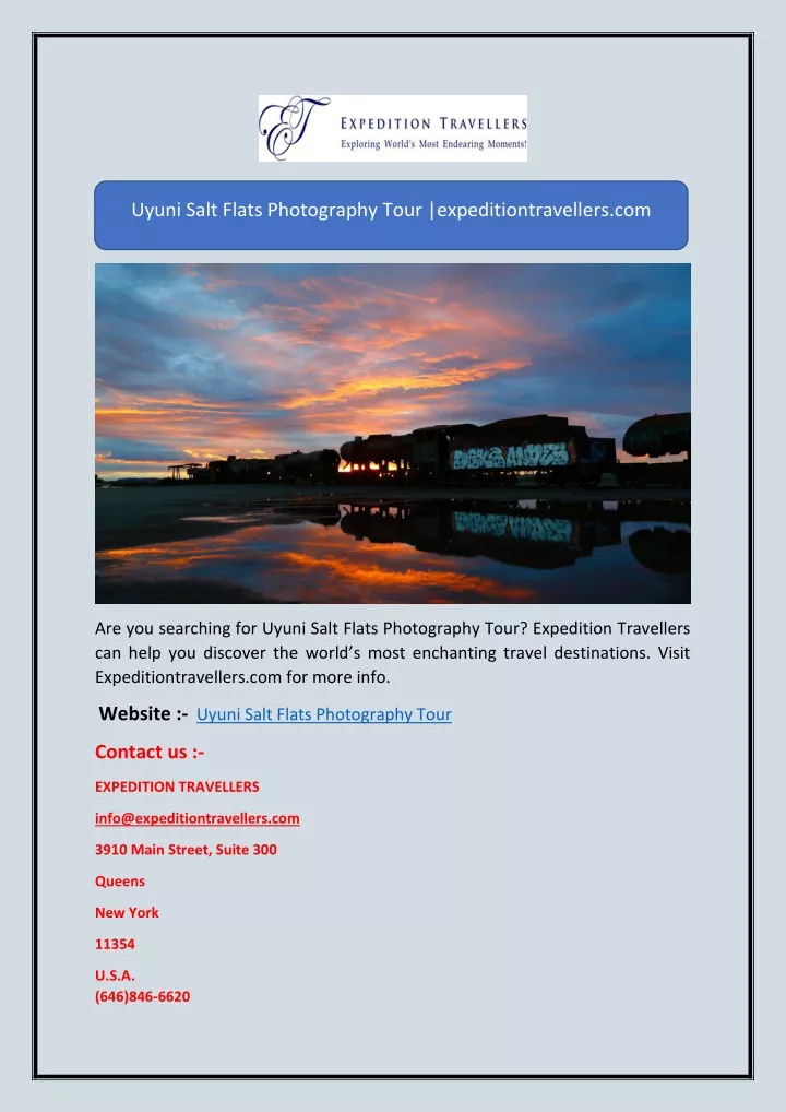 uyuni salt flats photography tour