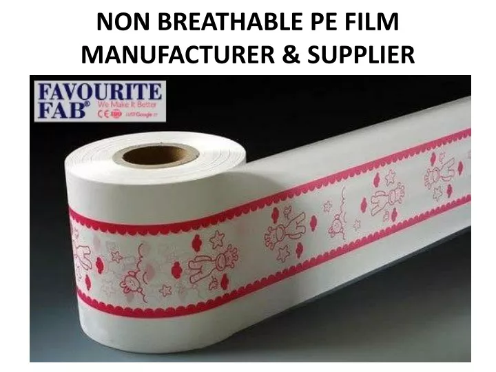non breathable pe film manufacturer supplier