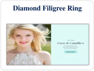 Diamond Filigree Ring