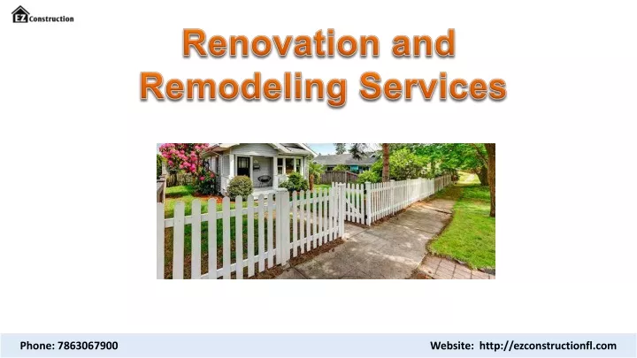 renovation and remodeling services