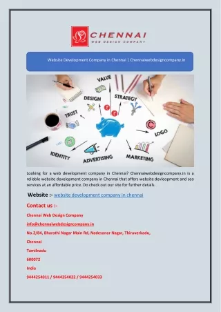 website development company in chennai