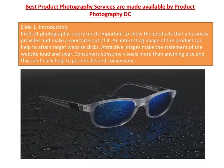 best product photography services are made available by product photography dc